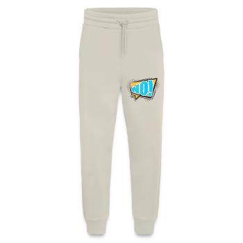 No! Comic Style Bubble Graffiti Lettering - Jogging Pants - made by SPREAD  - WARM CLAY - Front
