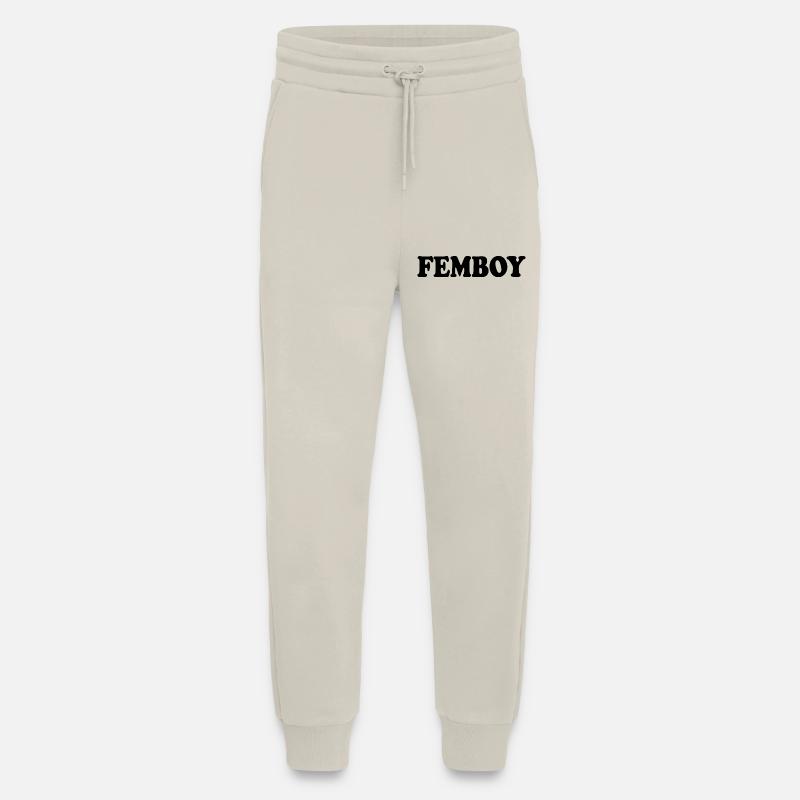 Femboy - Pantalon de jogging bio décontracté fabriqué en UE - WARM CLAY