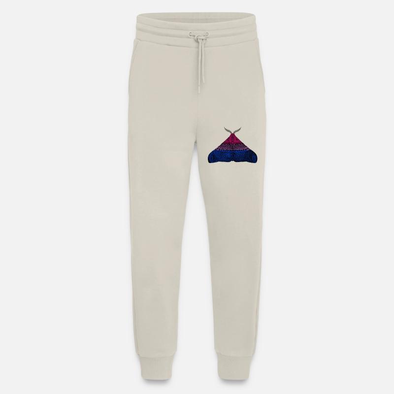 Bisexual pride moth - Jogging Pants - made by SPREAD  - WARM CLAY