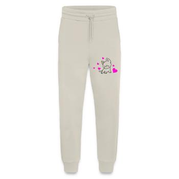 Cat Love 01 - Jogging Pants - made by SPREAD  - WARM CLAY - Front