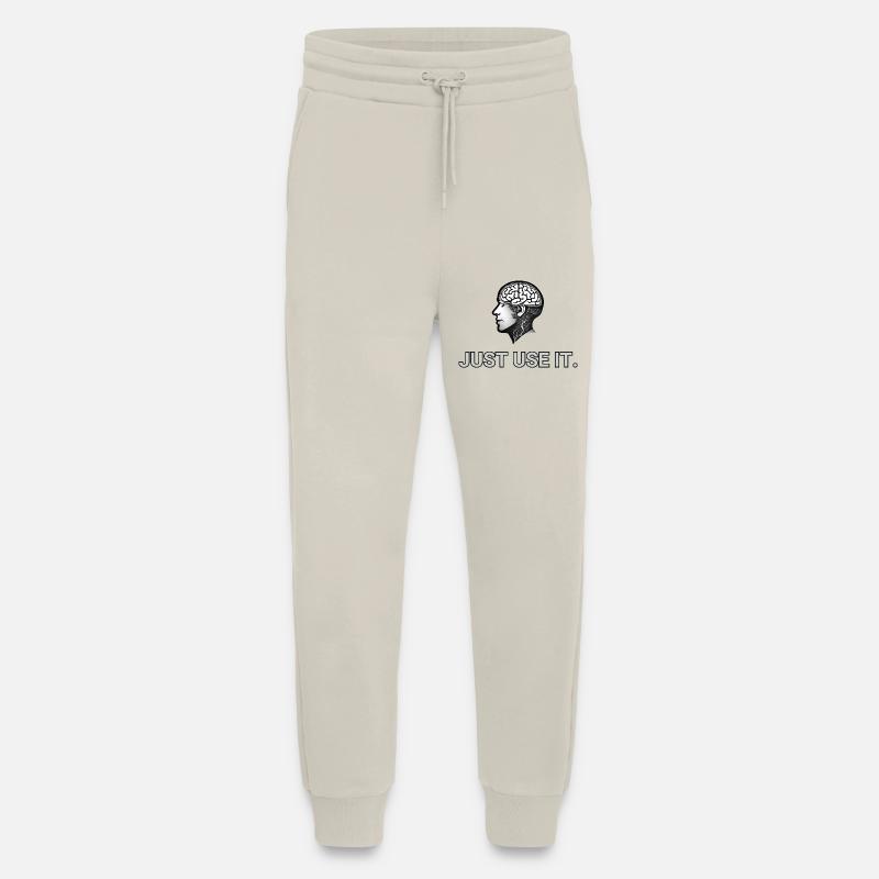 IL SUFFIT DE L’UTILISER - Pantalon de jogging bio décontracté fabriqué en UE - WARM CLAY