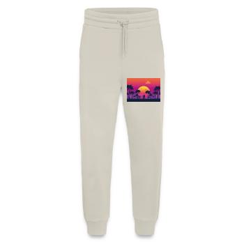 sunset surf - Jogging Pants - made by SPREAD  - WARM CLAY - Front