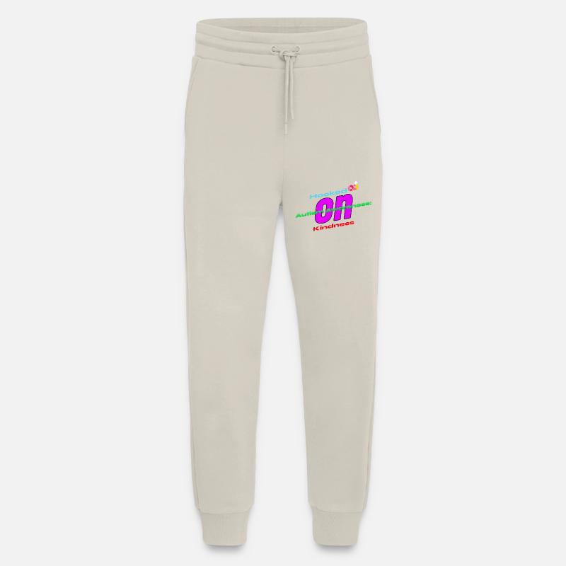 Autism Awareness Hooked on Kindness - Jogging Pants - made by SPREAD  - WARM CLAY
