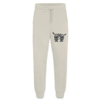 2 Bunnies Lunettes de soleil Cappy Tie Beanie Friends - Pantalon de jogging bio décontracté fabriqué en UE - WARM CLAY - Devant