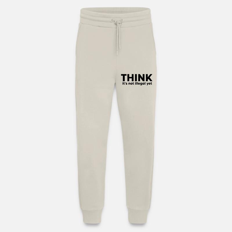 think it's not illegal yet - Jogging Pants - made by SPREAD  - WARM CLAY