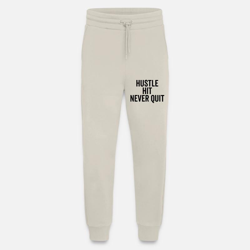 Hustle Hit Never Quit - Jogging Pants - made by SPREAD  - WARM CLAY