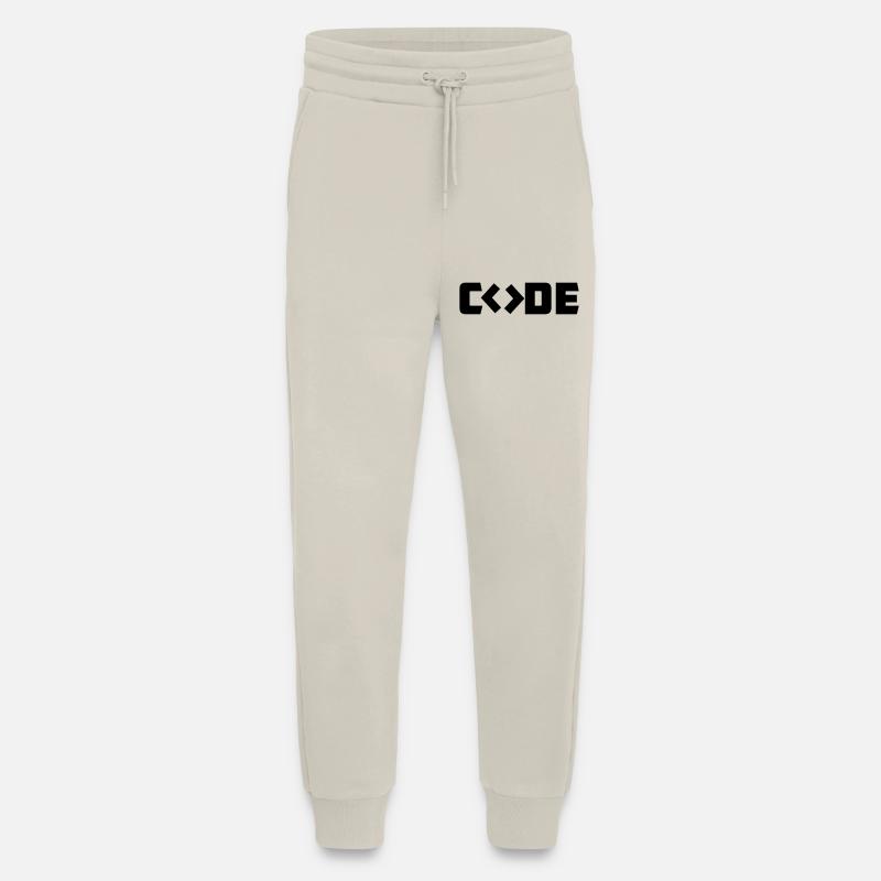 Code du programmeur - Pantalon de jogging bio décontracté fabriqué en UE - WARM CLAY