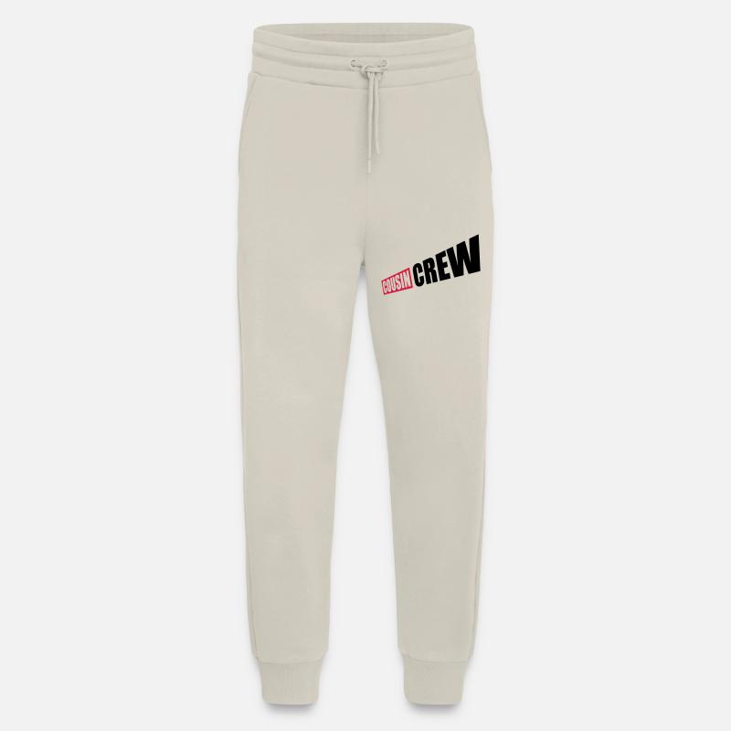 Leader Cousin Crew Team - Pantalon de jogging bio décontracté fabriqué en UE - WARM CLAY