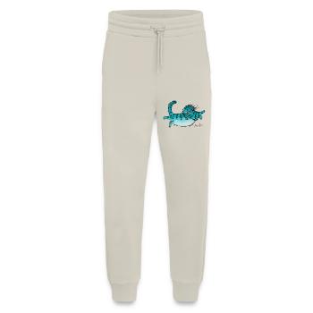 blaue Fluffy - Jogginghose - made by SPREAD - WARM CLAY - Vorne