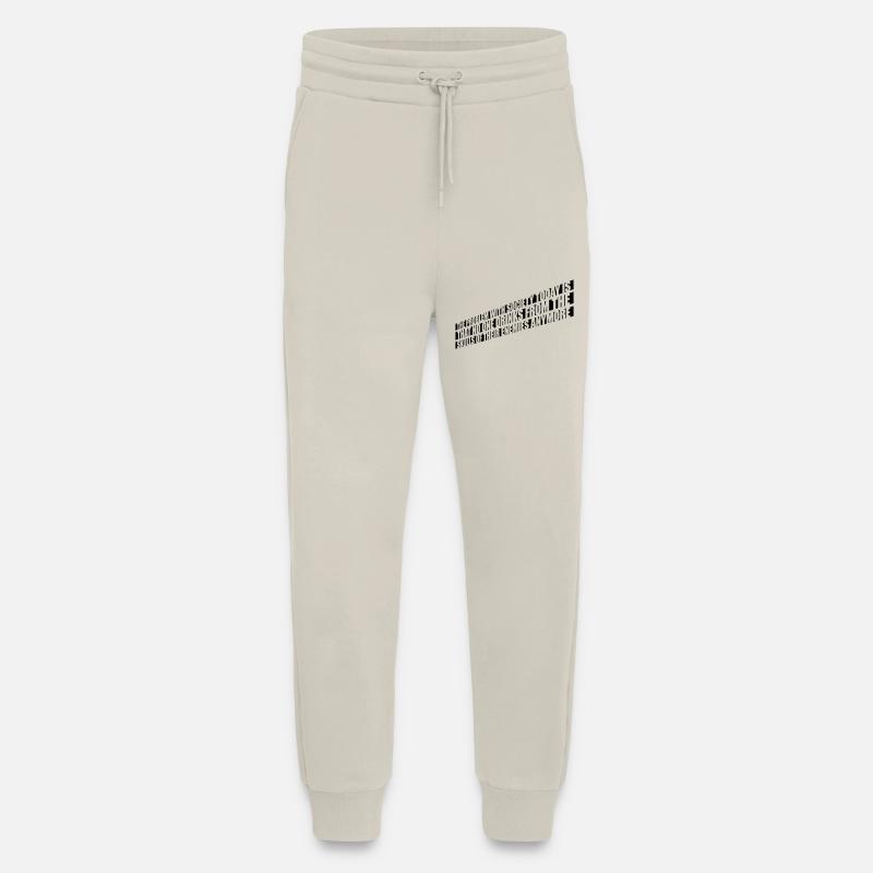 drinks from enemies skulls - Jogging Pants - made by SPREAD  - WARM CLAY