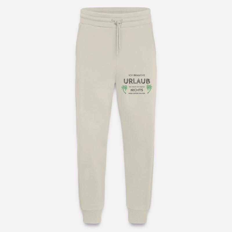 J’ai besoin de vacances - Pantalon de jogging bio décontracté fabriqué en UE - WARM CLAY