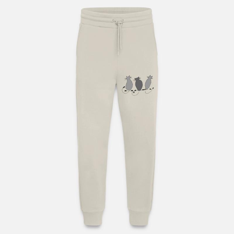 Cats - Jogging Pants - made by SPREAD  - WARM CLAY