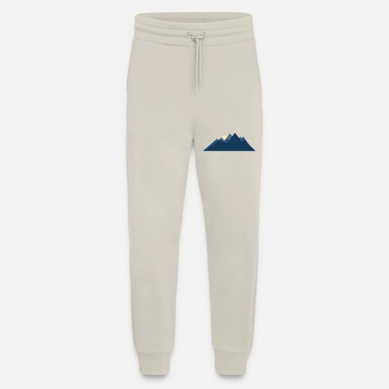 Minimalist mountain landscape - Jogging Pants - made by SPREAD - WARM CLAY