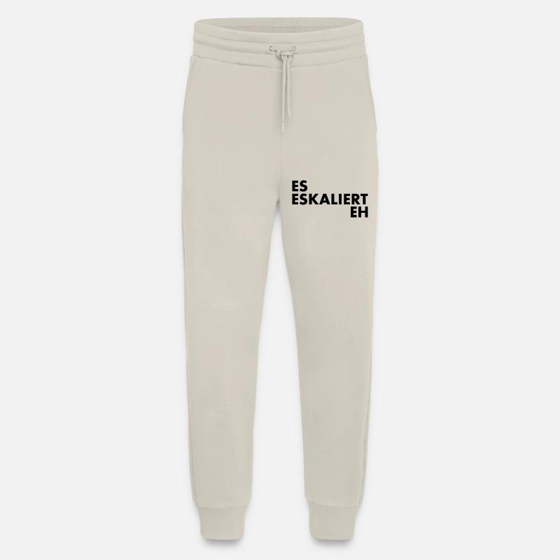 Es eskaliert eh - Jogginghose - made by SPREAD - WARM CLAY