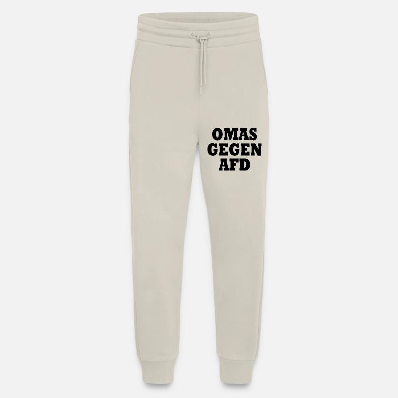 Omas gegen afd - Jogginghose - made by SPREAD - WARM CLAY