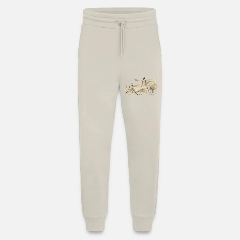 Mountains Landscape / Ink Mountain - Jogging Pants - made by SPREAD  - WARM CLAY