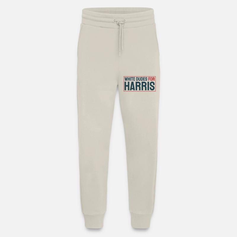 White-Dudes-For-Harris - Jogginghose - made by SPREAD - WARM CLAY