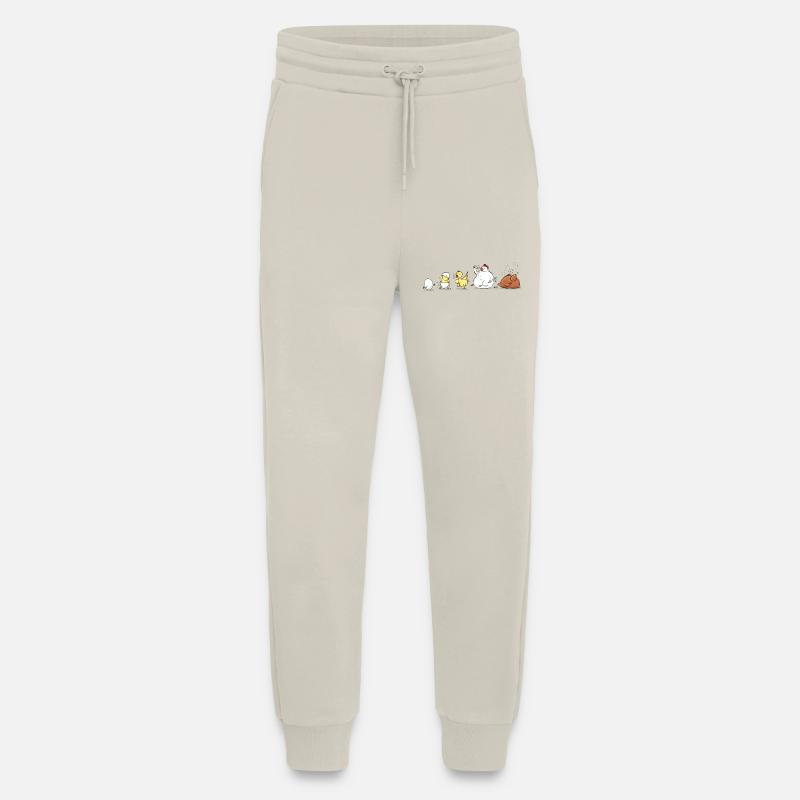 Evolution Of Chicken - Jogginghose - made by SPREAD - WARM CLAY