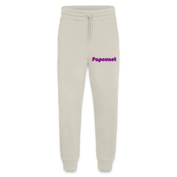PAPOUNET. PAPA. FÊTE DES PÈRES. BONNE FÊTE PAPA - Pantalon de jogging bio décontracté fabriqué en UE - WARM CLAY - Devant