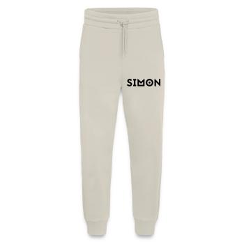 First name Simon - Jogging Pants - made by SPREAD  - WARM CLAY - Front