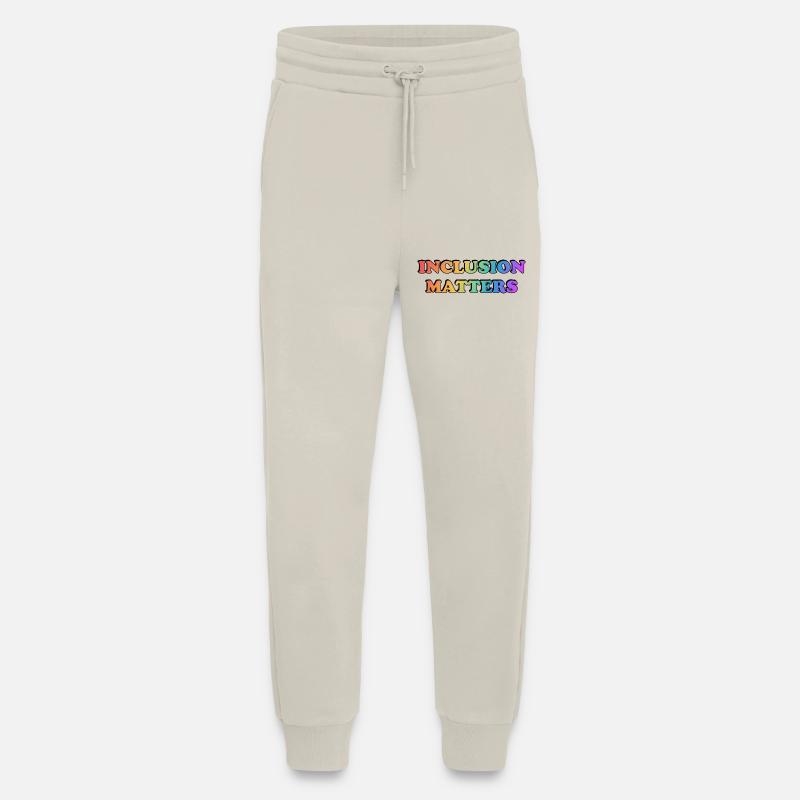 L’inclusion compte Arc-en-ciel - Pantalon de jogging bio décontracté fabriqué en UE - WARM CLAY