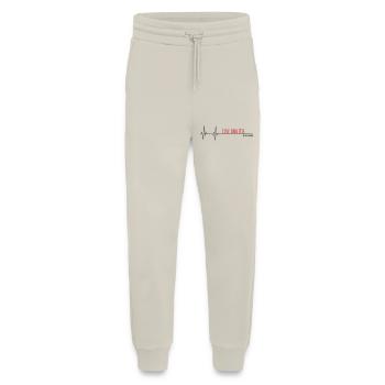Vivre et mourir - c’est la vie cardio - Pantalon de jogging bio décontracté fabriqué en UE - WARM CLAY - Devant