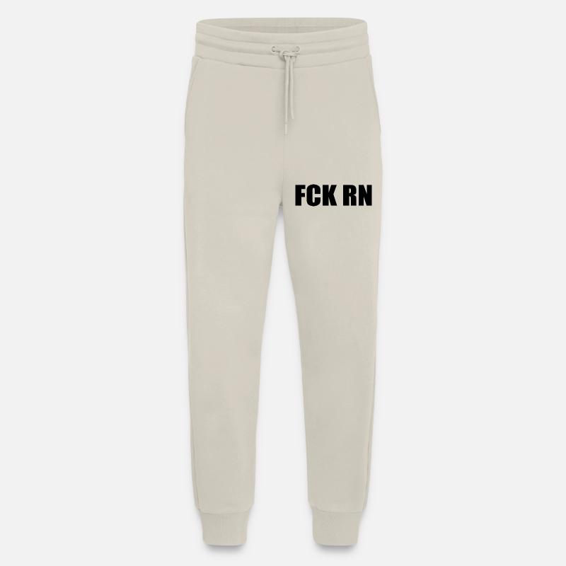 Fck rn - Jogging Pants - made by SPREAD  - WARM CLAY