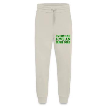 everyone loves an irish girl - Pantalon de jogging bio décontracté fabriqué en UE - WARM CLAY - Devant
