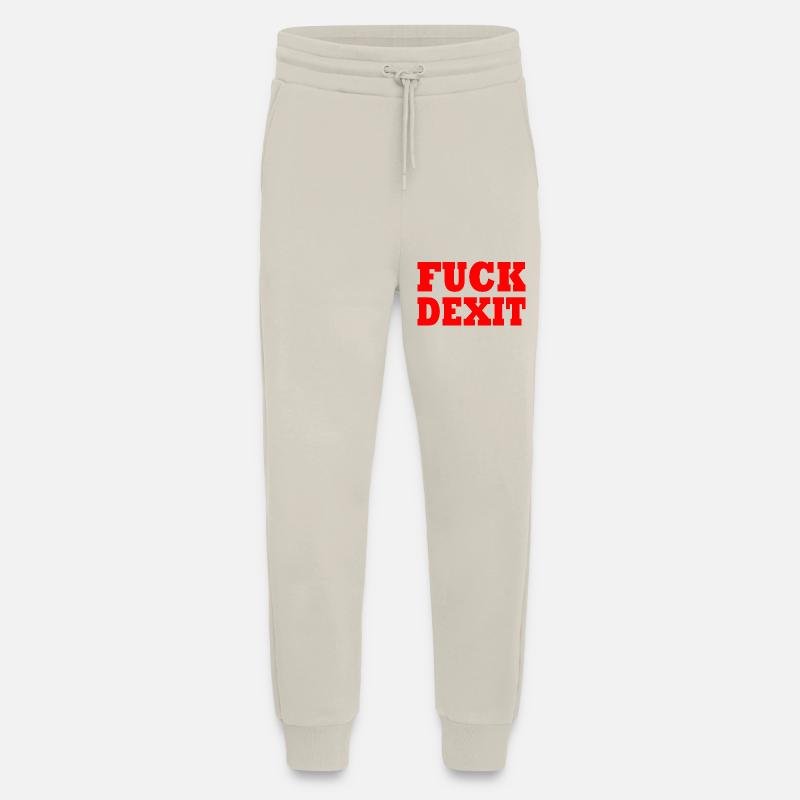 Fuck dexit - Jogginghose - made by SPREAD - WARM CLAY