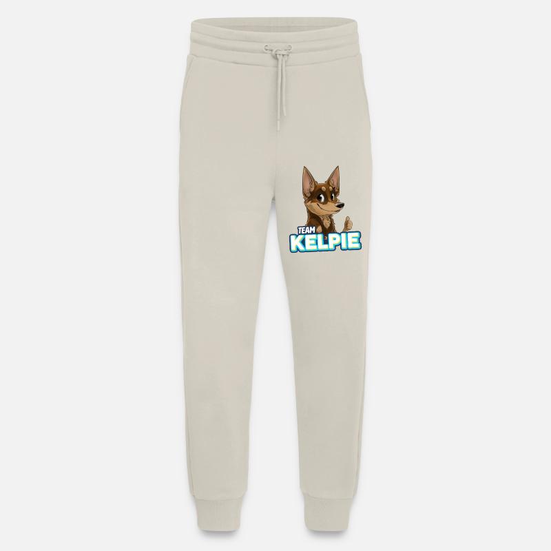 TEAM Kelpie - Chocolat et Tan - Pantalon de jogging bio décontracté fabriqué en UE - WARM CLAY