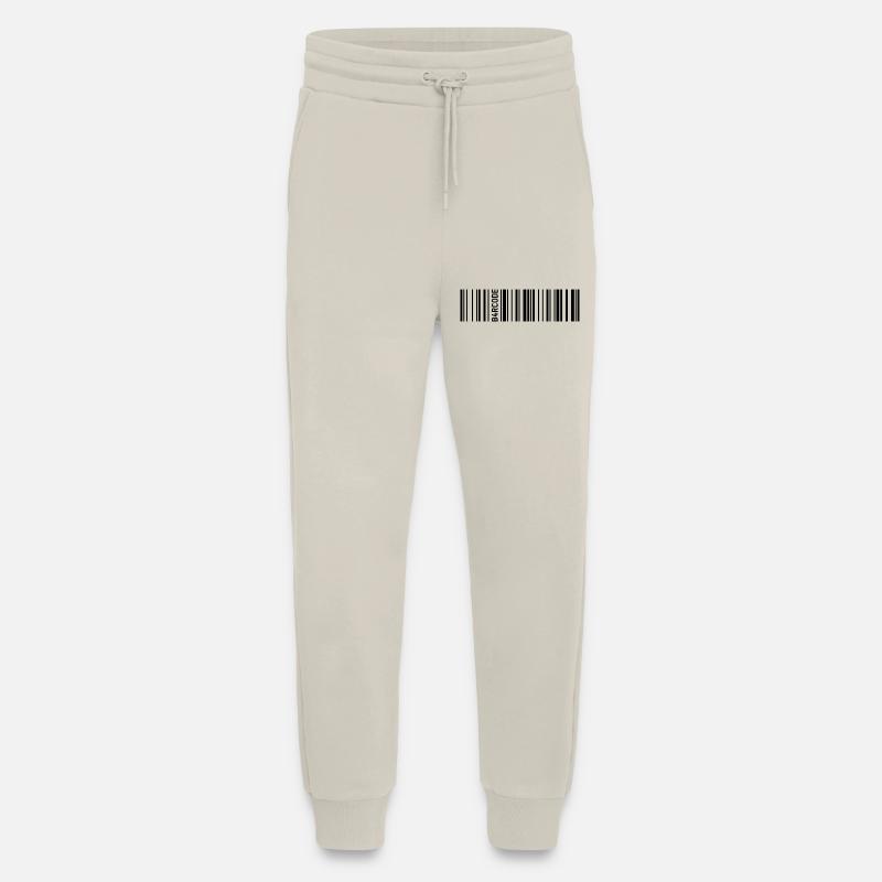 B4RCODE. Compact Black - Jogging Pants - made by SPREAD  - WARM CLAY