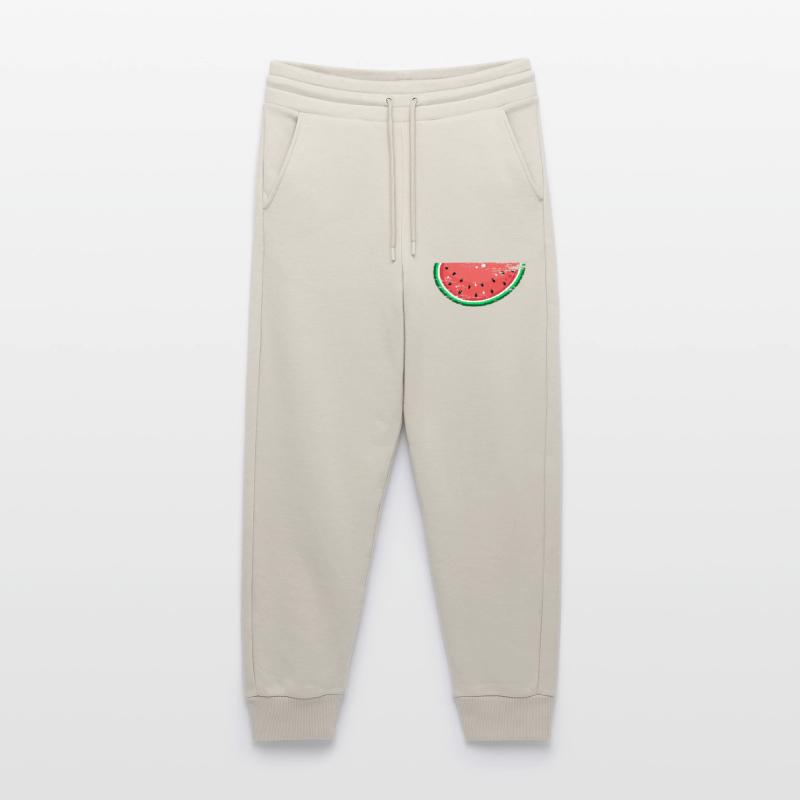 Tranche de conception de pastèque utilisée Pantalon de jogging bio décontracté fabriqué en UE