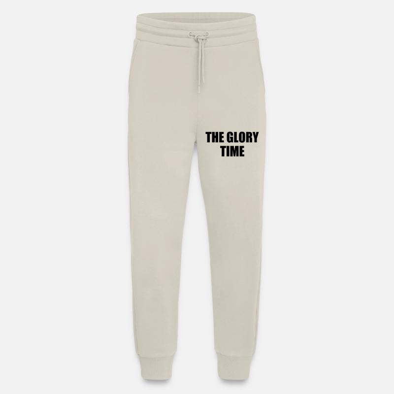 The glory time - Pantalon de jogging bio décontracté fabriqué en UE - WARM CLAY
