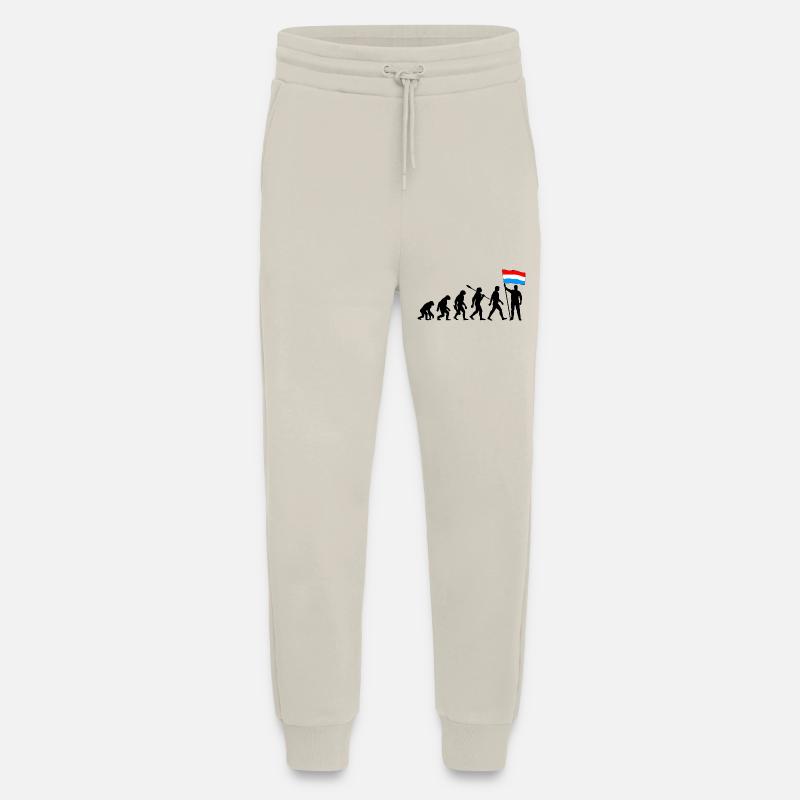 Luxemburg - Evolution - Flagge - Nation - Jogginghose - made by SPREAD - WARM CLAY