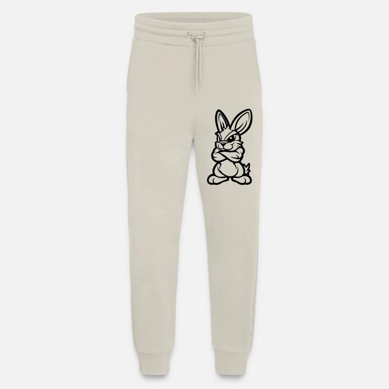 Hase Rabbit Comic - Jogging Pants - made by SPREAD  - WARM CLAY