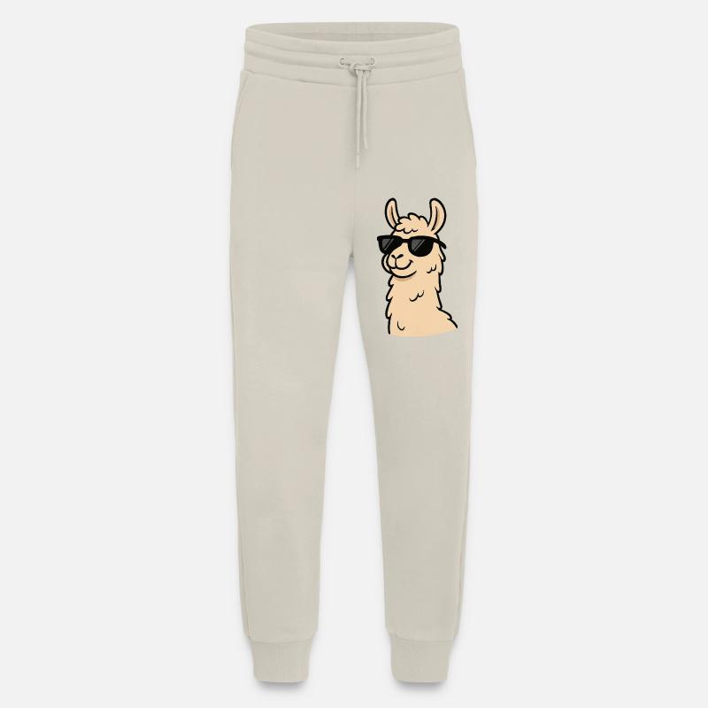 Llama Cool Comic - Jogging Pants - made by SPREAD  - WARM CLAY