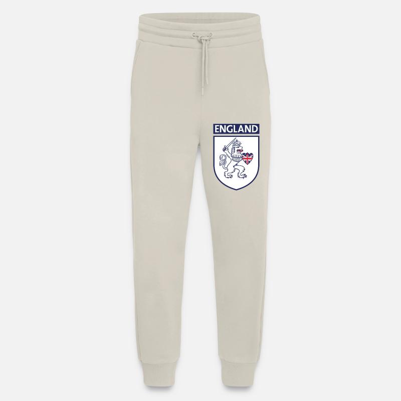England Heraldisches Löwenschild Design - Jogginghose - made by SPREAD - WARM CLAY
