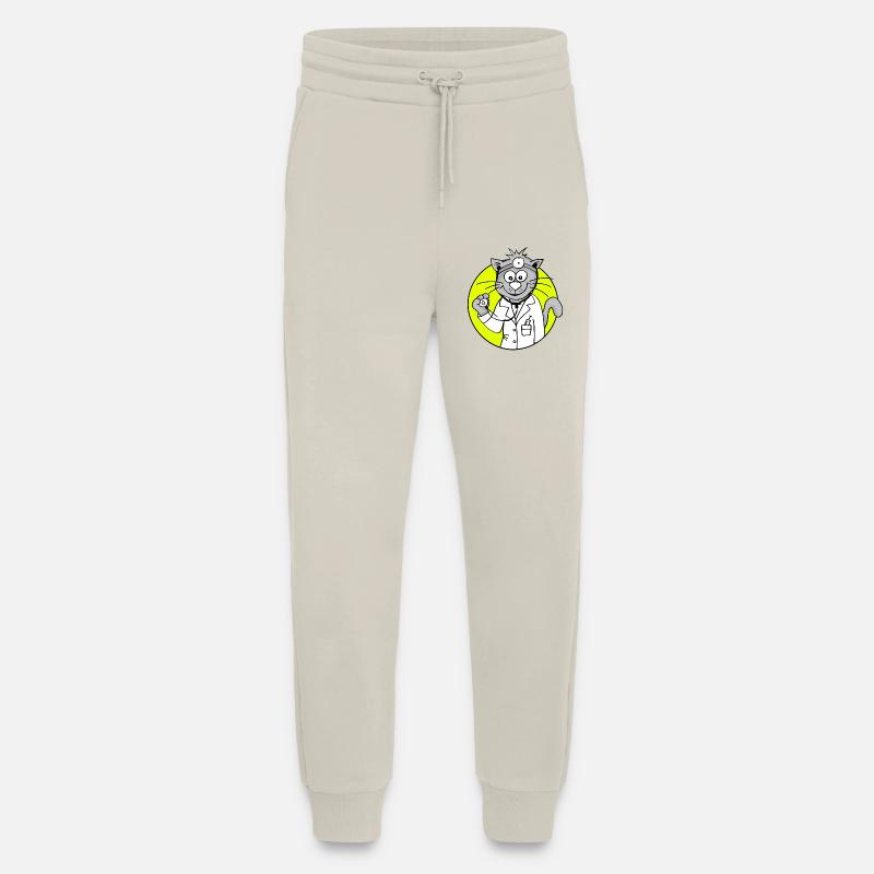 Retro Arzt-Katze - Beruf Arzt - Jogginghose - made by SPREAD - WARM CLAY