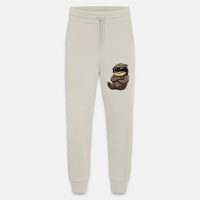 Sloth Cool Comic - Jogging Pants - made by SPREAD  - WARM CLAY