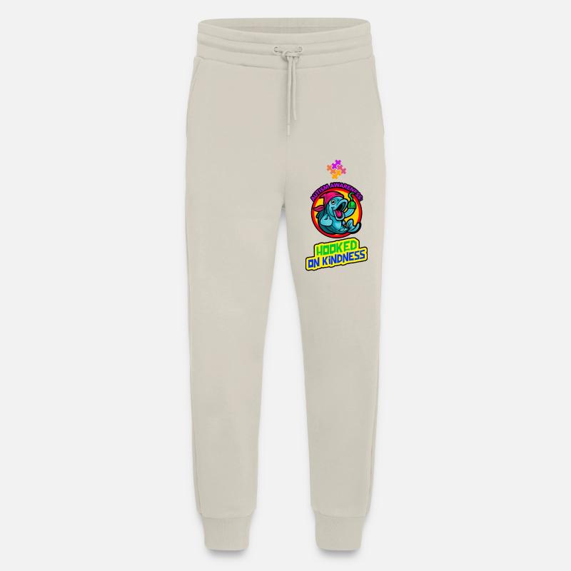 Autism Awareness Hooked on Kindness - Jogging Pants - made by SPREAD  - WARM CLAY