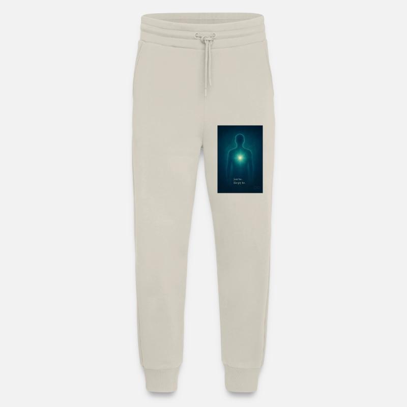 Words from the Silence - Jogging Pants - made by SPREAD  - WARM CLAY