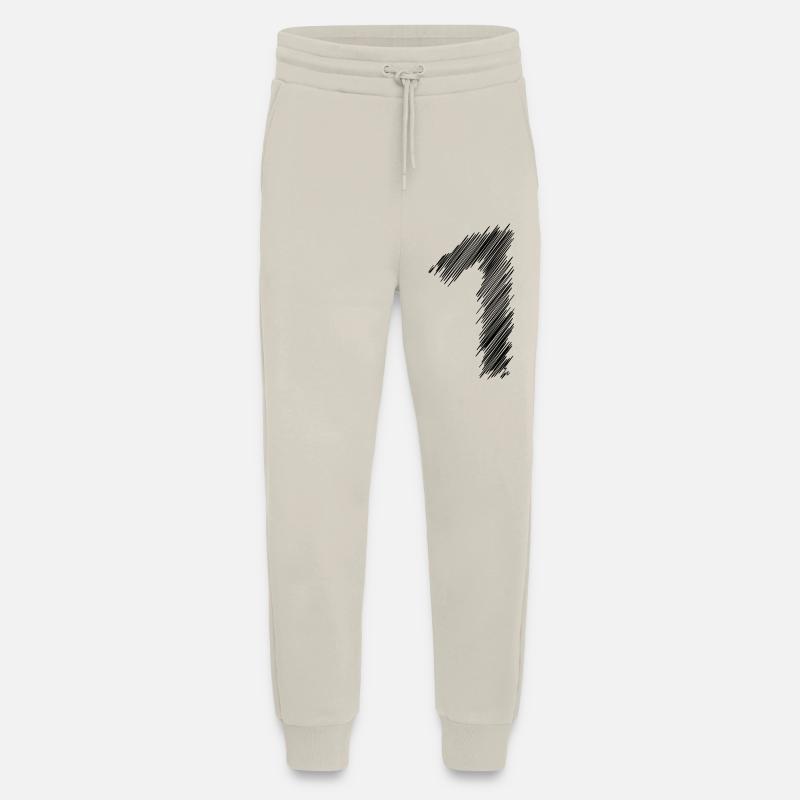 1 Schraffur Design - Jogginghose - made by SPREAD - WARM CLAY