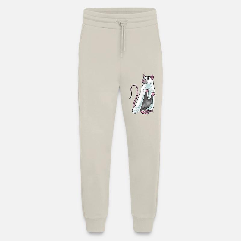 Rat Halloween Ghost - Jogging Pants - made by SPREAD  - WARM CLAY