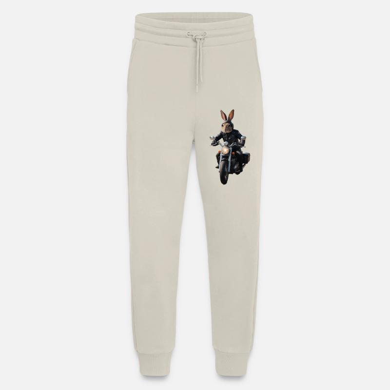 Biker Rabbit - Jogging Pants - made by SPREAD  - WARM CLAY