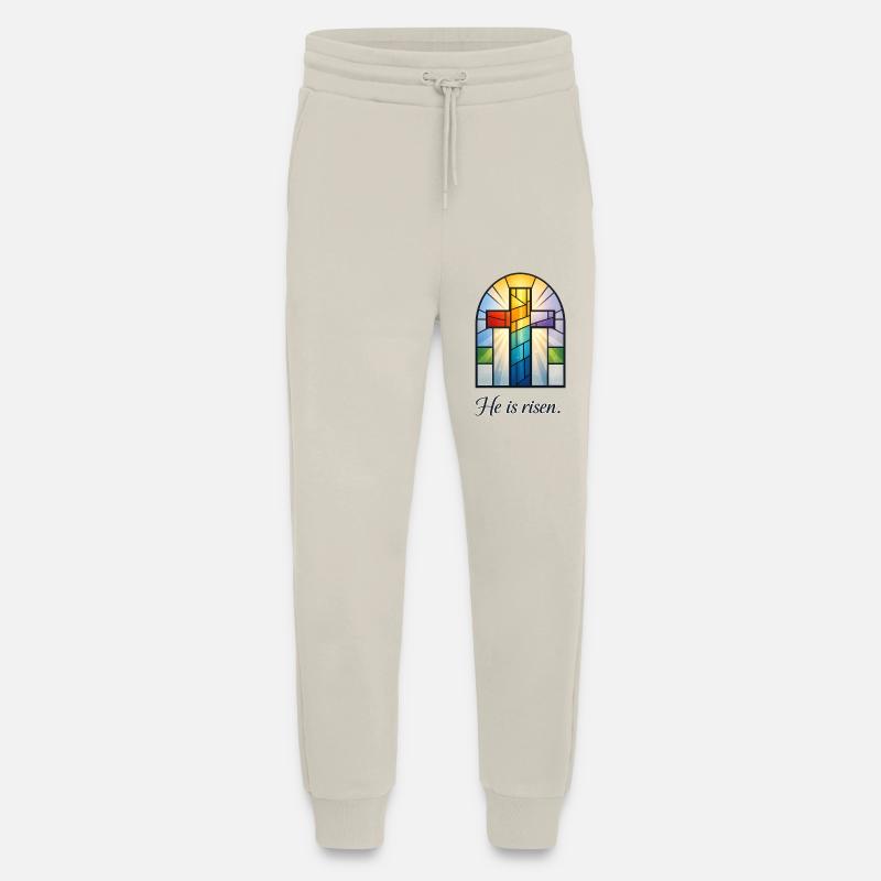 he is risen - Jogging Pants - made by SPREAD  - WARM CLAY