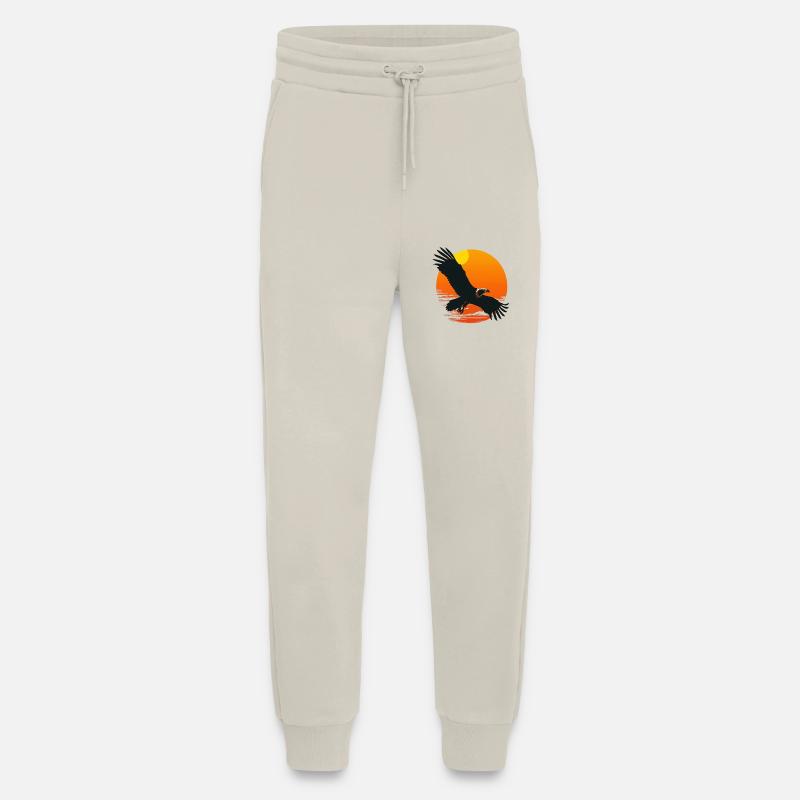 Majestic eagle in sunset - Jogging Pants - made by SPREAD - WARM CLAY