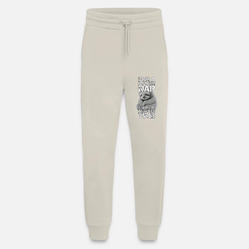 Faultier Power Nap Geschenk - Jogginghose - made by SPREAD - WARM CLAY