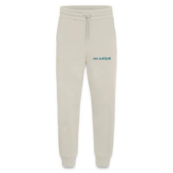 RETRAITE. RETRAITE. RETRAITEE. SENIOR. MAMIE. PAPY - Pantalon de jogging bio décontracté fabriqué en UE - WARM CLAY - Devant