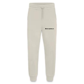 MAÎTRESSE. MAITRE. MERCI. MERCI MAÎTRESSE - Pantalon de jogging bio décontracté fabriqué en UE - WARM CLAY - Devant