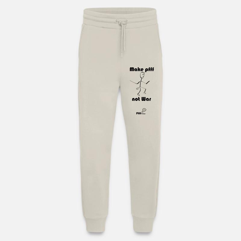 Make Pfff Not War - Jogging Pants - made by SPREAD  - WARM CLAY